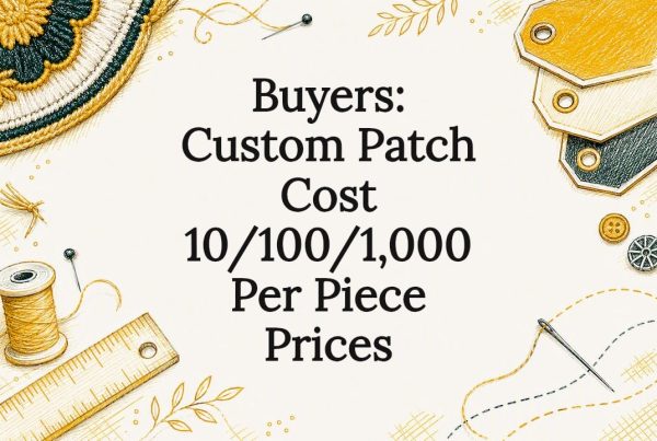 Custom patch pricing title card illustration
