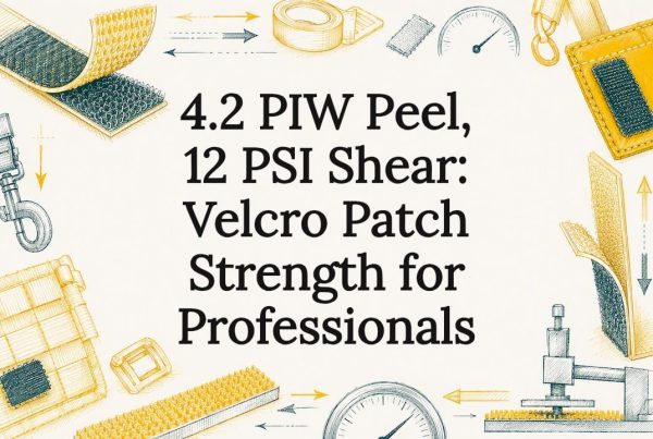 Decorative patch strength title card