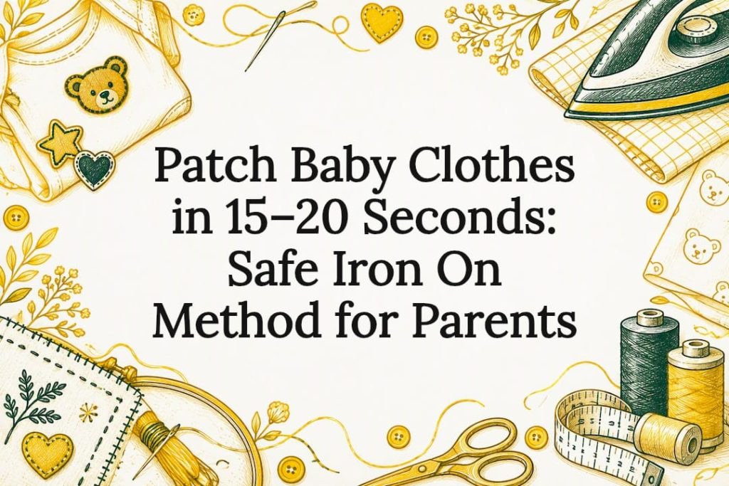Decorative patching method title card