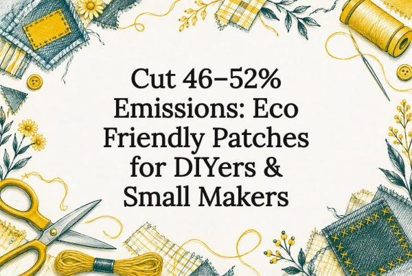 Eco-friendly patch title card illustration