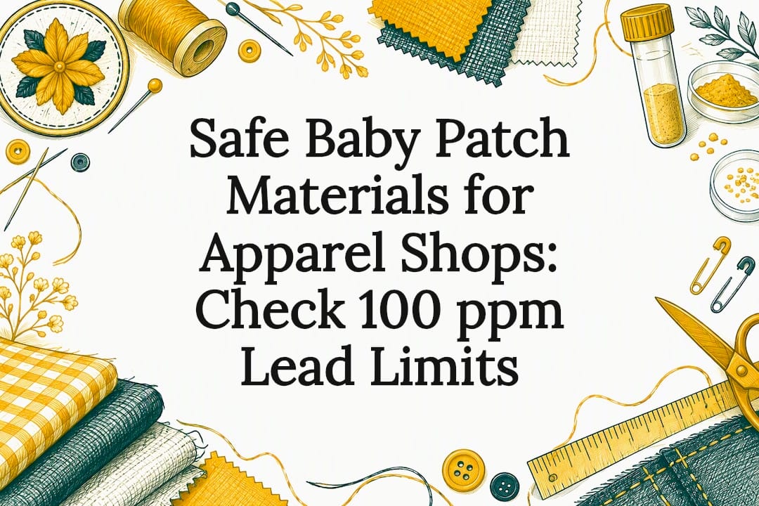 Safe Baby Patch Materials for Apparel Shops: Check 100 ppm Lead Limits