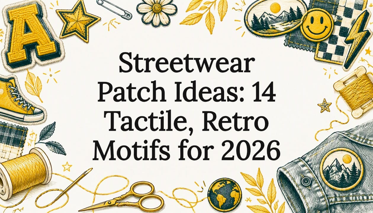 Streetwear Patch Ideas: 14 Tactile, Retro Motifs for 2026