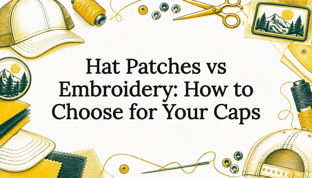 Hat Patches vs Embroidery: How to Choose for Your Caps